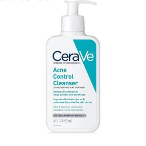 ژل شستشو صورت ضد جوش سراوی مدل Acne Control حجم 236 میلی لیتر