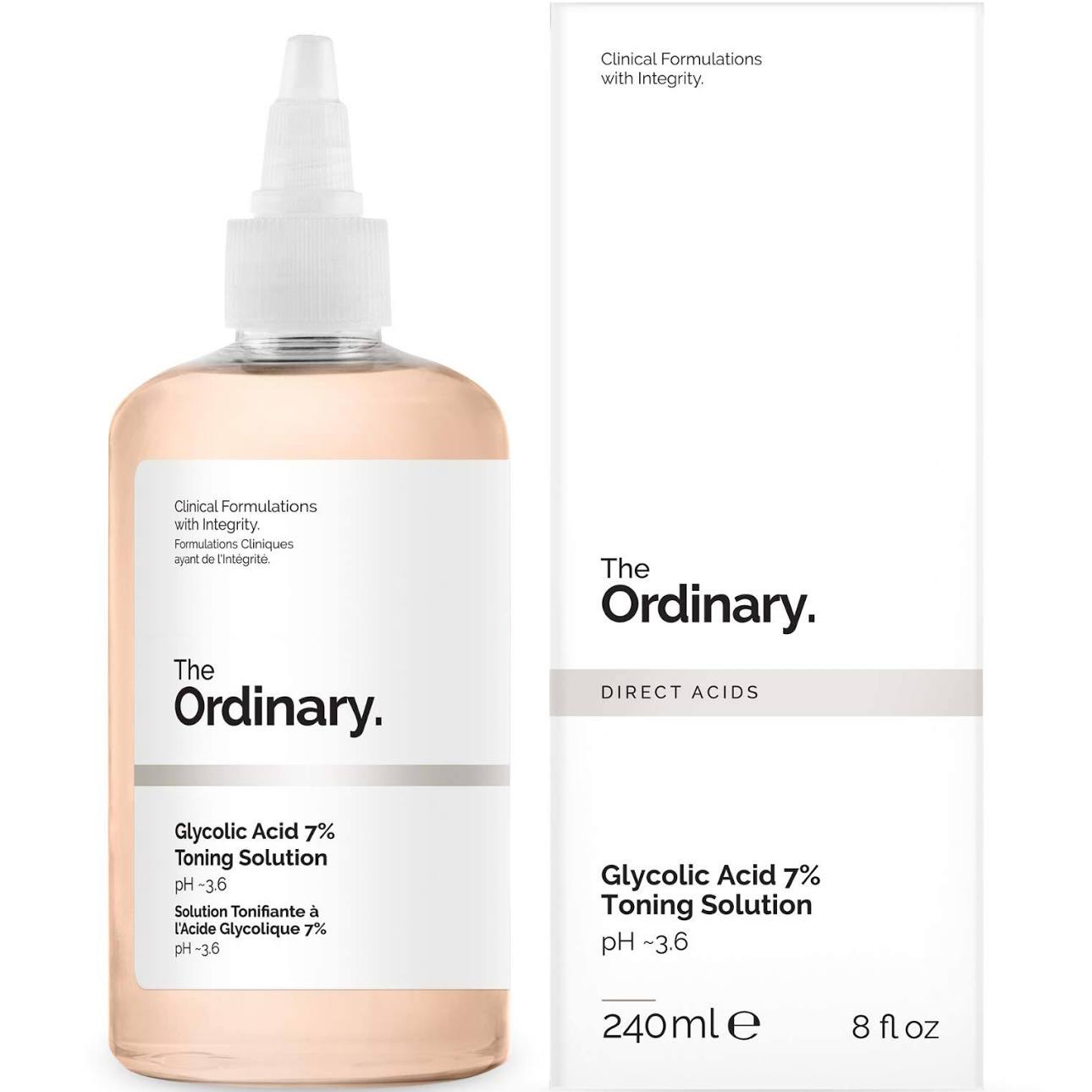 تونر گلیکولیک اسید 7% اوردینریordinary لایه بردار و شفاف حجم 240 میل تونر گلیکولیک اسید 7% اوردینریordinary لایه بردار و شفاف حجم 240 میل