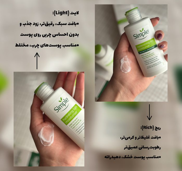 کرم آبرسان و مرطوب کننده مدل Rich سیمپل (پوست‌ نرمال و خشک)