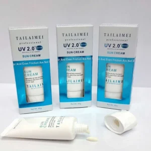 کرم ضد آفتاب بدون رنگ تایلامی SPF 90 مدل uv 2.0 ‌مناسب انواع پوست حجم 60 میلی‌لیتر