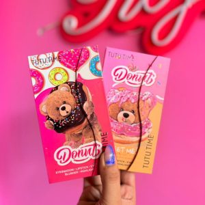 پالت آرایشی کتابی 33 رنگ TuTu Time مدل دونات خرسی