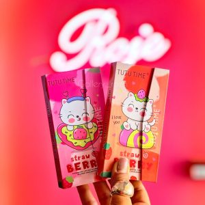 پالت آرایشی کتابی 25 رنگ TuTu Time مدل Strawberry